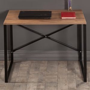 120 000053 2 10 Office desk Zayn pakoworld in black-walnut color 90x60x70εcmOffice furniture > Working desk