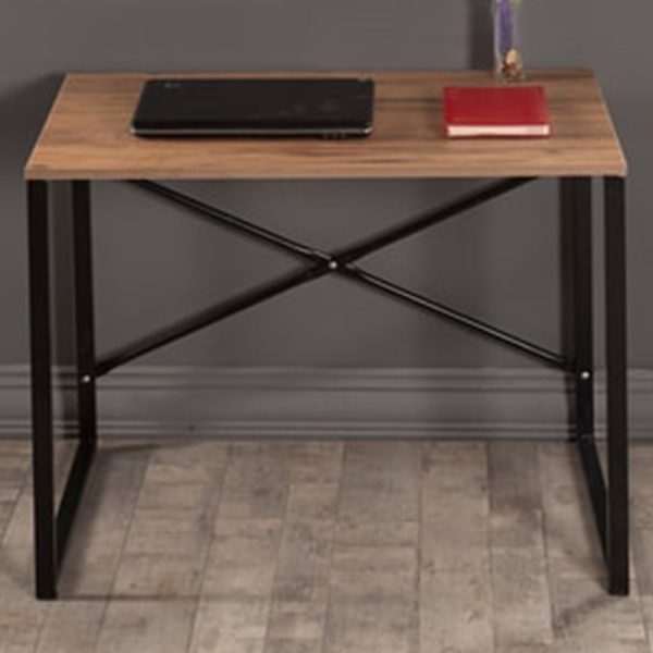 120 000053 2 10 Office desk Zayn pakoworld in black-walnut color 90x60x70εcmOffice furniture > Working desk