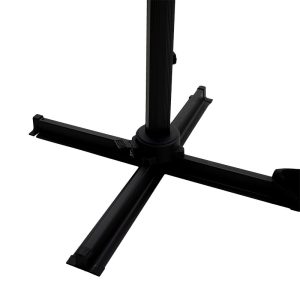 186 000004 4 3 Professional hanging umbrella 360 degree rotation Raffaella pakoworld aluminum 3x3m anthraciteOutdoor furniture > Garden umbrellas