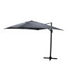 186 000004 6 Dining set 5pcs Nares-Moly pakoworld aluminum black-textilene anthraciteOutdoor furniture > Garden food table