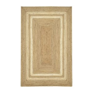 302 000009 10 Carpet Mazir Inart beige-ecru jute 120x180x1cmBOHO CHIC > Decoratives