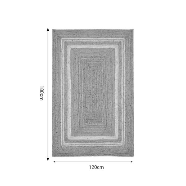 302 000009 2 9 Carpet Mazir Inart beige-ecru jute 120x180x1cmBOHO CHIC > Decoratives