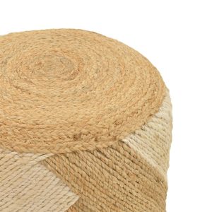 302 000028 2 9 Stool Elision Inart natural-beige 100% jute 40x40x40cmBOHO CHIC > Stools
