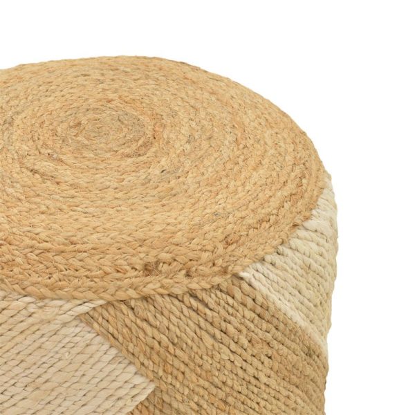 302 000028 2 9 Stool Elision Inart natural-beige 100% jute 40x40x40cmBOHO CHIC > Stools