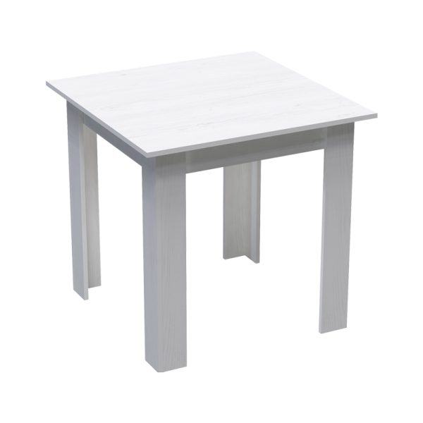 361 000005 1 Table Manka I pakoworld in white color 80x80x77cmIndoor furniture > Dining Tables