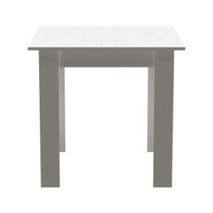 361 000005 2 1 Table Manka I pakoworld in white color 80x80x77cmIndoor furniture > Dining Tables