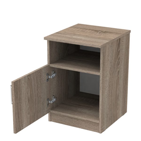 361 000034 2 4 Galdi pakoworld bedside table in sonoma truffle color 40x45x60cmIndoor furniture > Bedside tables
