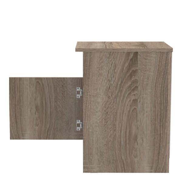 361 000034 4 4 Galdi pakoworld bedside table in sonoma truffle color 40x45x60cmIndoor furniture > Bedside tables