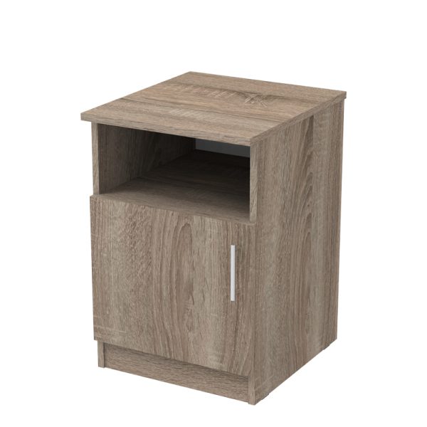 361 000034 7 Galdi pakoworld bedside table in sonoma truffle color 40x45x60cmIndoor furniture > Bedside tables
