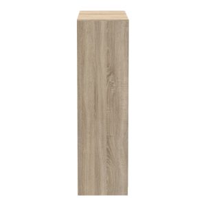 361 000050 3 9 Korredor I pakoworld two-leaf sliding wardrobe with mirror in sonoma color 160x60x220cmIndoor furniture > Wardrobes