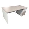 367 000013 1 Koogi pakoworld work desk in oak-white shade 94x60x118cmOffice furniture > Working desk