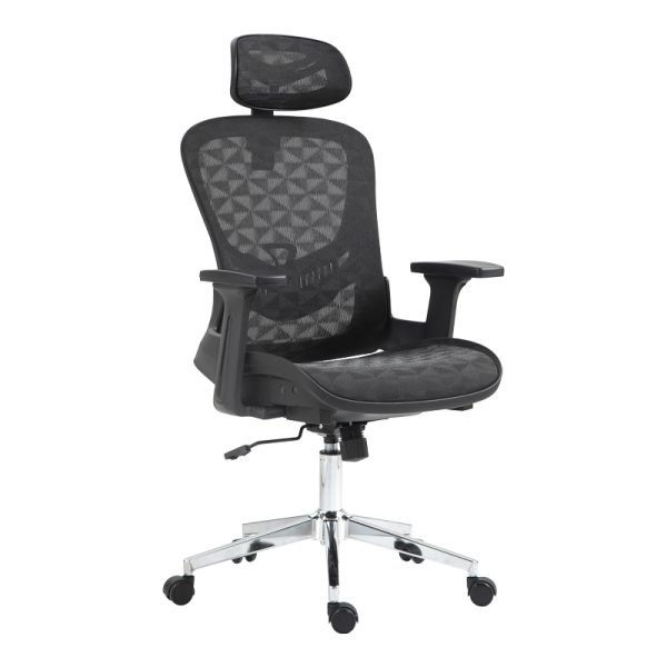 275 000019 Work chair manager Mergi pakoworld black mesh 62x63x120cmOffice furniture > Labor office chairs