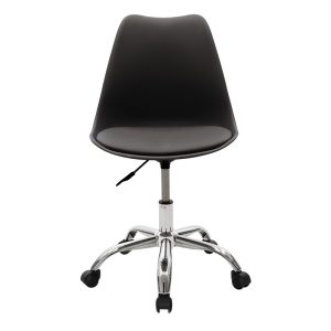 127 000024 3 Office chair Gaston II pakoworld PP-PU in black colorOffice furniture > Labor office chairs