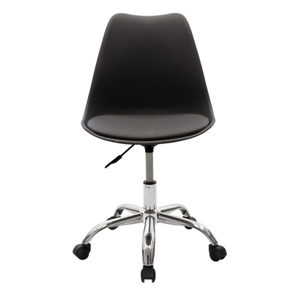 127 000024 3 Office chair Gaston II pakoworld PP-PU in black colorOffice furniture > Labor office chairs