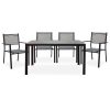 152 000005 Dining set 7pcs Valor-Obbi pakoworld metal-pe whiteEASTER OFFERS