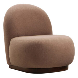 Armchair PWF-0564 pakoworld fabric mocha 74x85x75cm