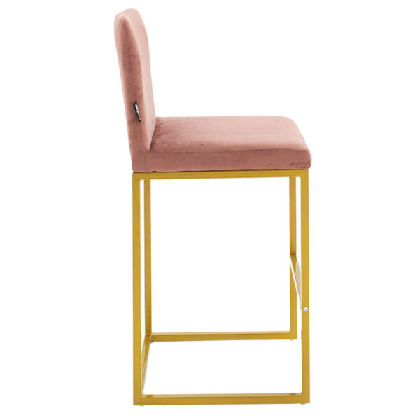 Bar Stool Hydro metal golden legs velvet rotten apple 2 Bar Stool Hydro metal golden legs-velvet rotten appleIndoor furniture > Bar stools