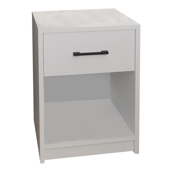 Bedside cabinet Ponil pakoworld white melamine 41x41x54.5cm