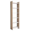 Bookcase Darco pakoworld melamine oak-white 48.6x22x160cm