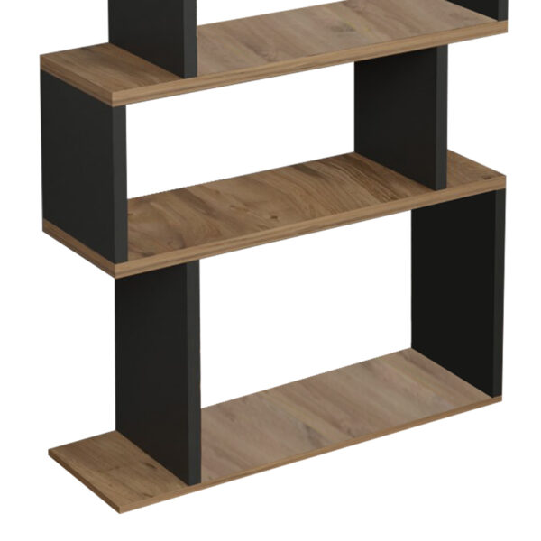 Bookcase Iolmi pakoworld anthracite oak melamine 60x19.5x160cm 2 Bookcase Iolmi pakoworld anthracite-oak melamine 60x19.5x160cmIndoor furniture > Bookshelves