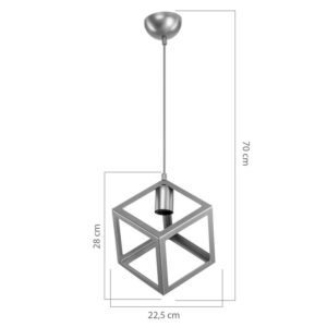 Ceiling light Deepora pakoworld E27 golden D20x70cm 2 Ceiling light Deepora pakoworld E27 golden D20x70cmLighting > Ceiling