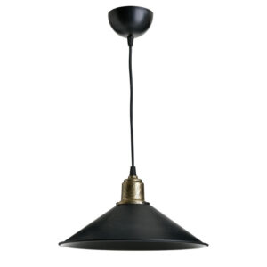 Ceiling light PWL-0964 pakoworld Ε27 black-bronze antique D30x14.5cm