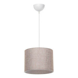 Ceiling light PWL-1115 pakoworld Ε27 beige-white D22x60cm