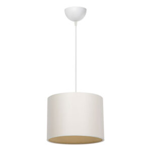 Ceiling light PWL-1115 pakoworld Ε27 cream-white D22x16.5cm