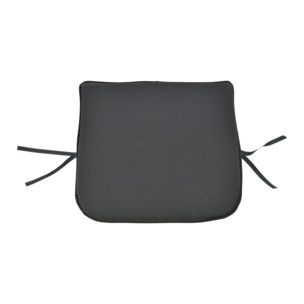 Chair cushion Pildo pakoworld black fabric 43x40x3cm