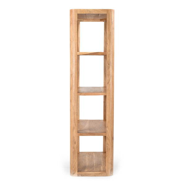 Chapter Inart bookcase solid acacia wood 76x40.5x152cm 2 Chapter Inart bookcase solid acacia wood 76x40.5x152cmIndoor furniture > Bookshelves