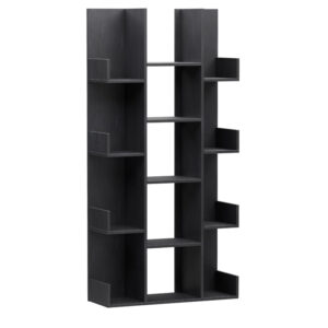 Charles pakoworld melamine anthracite bookcase 90x31x182.5cm