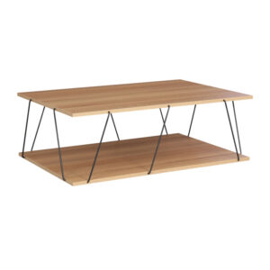 Coffee table Tars pakoworld sonoma-black 90x60x30