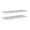 Coffee table Tars pakoworld white 120x50x30cm