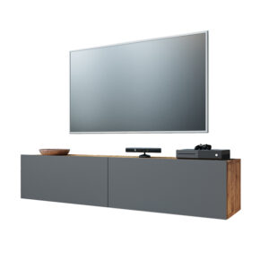 Dello pakoworld wall TV unit anthracite-oak color 140x31