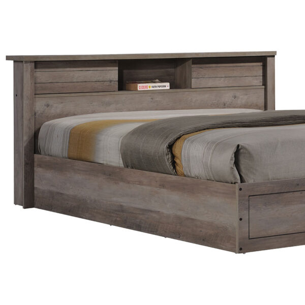 Double Bed Tara pakoworld rustic oak 160x200cm 2 Double Bed Tara pakoworld rustic oak 160x200cmIndoor furniture > Beds