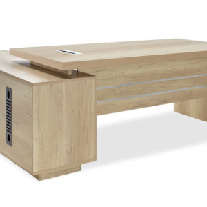 Executive Minimal pakoworld desk with right corner 200x170x75cm