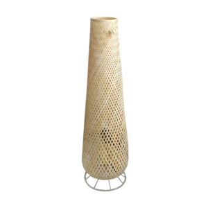 Floor lamp Solian Inart E27 bamboo in natural color D27x96cm