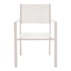 Moly pakoworld aluminum textilene armchair white 3 Moly pakoworld aluminum-textilene armchair whiteOutdoor furniture > Garden armchairs