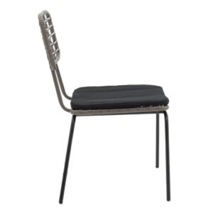 Naoki pakoworld chair metal black pe gray 2 Naoki pakoworld chair metal black-pe gray.Indoor furniture > Chairs