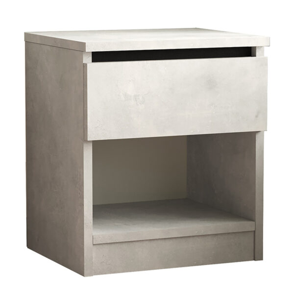 Nightstand Complete pakoworld antique grey-wenge 40x35.5x46cm