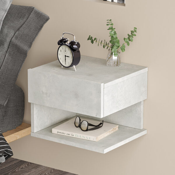 Nightstand Conquer pakoworld antique grey 40x35x31cm 2 Nightstand Conquer pakoworld antique grey 40x35x31cmIndoor furniture > Bedside tables