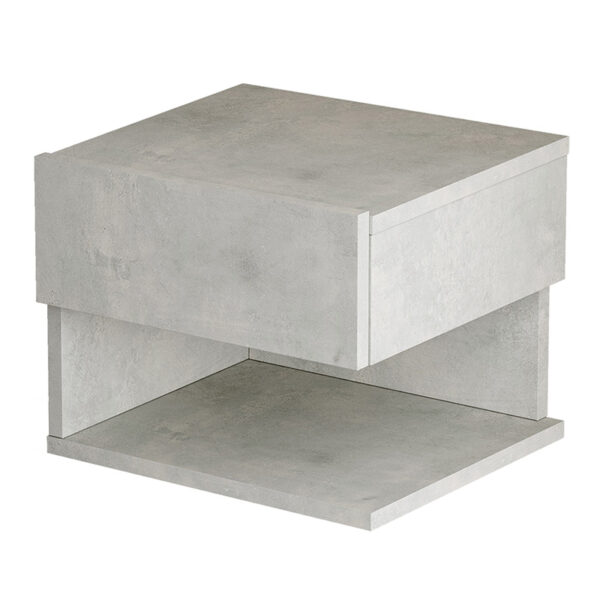 Nightstand Conquer pakoworld antique grey 40x35x31cm