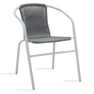 Obbi pakoworld armchair metal-pe in gray color