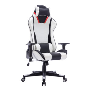 Office Gaming chair Mazol pakoworld pu black-white 66x56x135cm