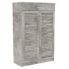 Shoe cabinet Sante pakoworld 20 pairs antique anthracite 80x37x123cm