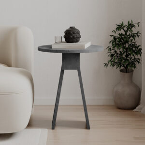 Side table Chen pakoworld grey melamine D42x50cm 2 Side table Chen pakoworld grey melamine D42x50cmIndoor furniture > Tables auxiliary