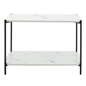 Side table Mara MDF white marble black 80x40x55cm 3 Side table Mara MDF white marble-black 80x40x55cmIndoor furniture > Tables auxiliary