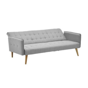 Sofa bed Onero Inart grey fabric 187x85x80cm 2 Sofa-bed Onero Inart grey fabric 187x85x80cmIndoor furniture > Sofas-bed