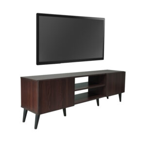 TV cabinet Icarus pakoworld melamine walnut-wenge 150x32x46cm