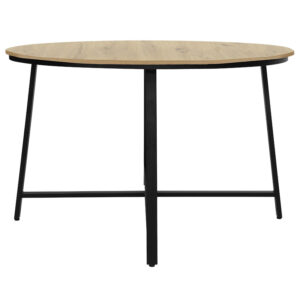 Table Gianno pakoworld natural black leg D120x76cm 3 Table Gianno pakoworld natural-black leg D120x76cmIndoor furniture > Dining Tables